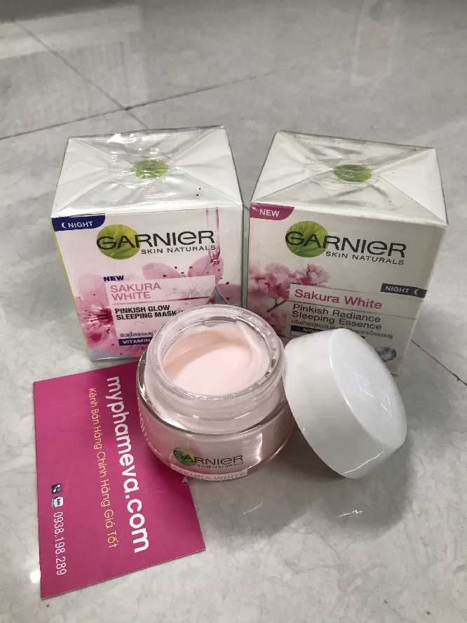 Kem Dưỡng Trắng Giữ Ẩm Garnier Sakura White SPF30 Thái Lan Chăm Sóc Mặt-1